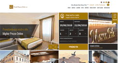 Desktop Screenshot of hotelmarcopoloroma.com
